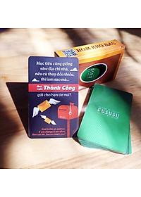 Bộ 52 Bookmark Độc Đáo - Fususu Card Green Từ #1 Tới #52 - Tuyển Tập Câu Nói Hay Tạo Động Lực - Hình Ảnh Châm Ngôn Ý Nghĩa Truyền Cảm Hứng Sống -... - Link Mua