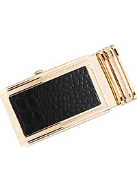 Đầu Khóa Da Bò Đầu Vàng Huy Hoàng HT9119 - Đen