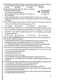 Bộ đề ôn tập thi tốt nghiệp THPT môn Vật lý