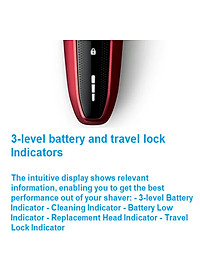 Máy cạo râu khô và ướt cao cấp thương hiệu Philips S5390/12 - Hàng Nhập Khẩu