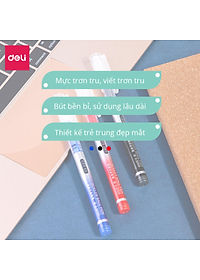 Bút Bi Nước Mực Gel Nhiều Màu Lẻ Chiếc Deli - Mực Trơn Đều Nhanh Khô Không Lem Phù Hợp Hoc Sinh Văn Phòng Ghi Chép Trang Trí Sổ Tay Kế Hoạch Planner - S853