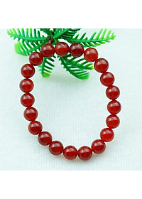 Vòng tay mã não đỏ tự nhiên 8 mm