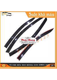 Vè che mưa đen dành cho Thái dày Honda City 2021 bộ 4 cánh nhiều người tin dùng đảm bảo chất lượng