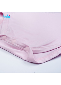 Bộ bodychip cánh tiên vải tre cao cấp cho bé sơ sinh - 1 tuổi HAKI BB031 (4-10kg) + Set áo liền quần chất liệu cao cấp xuất khẩu Canada siêu mềm mịn Haki; bodysuit cho bé gái, baby bodysuit, bamboo fabric