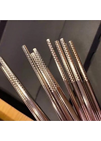 Đũa Đũa Inox 304 Zwilling lõi Đặc Chống Trơn Trượt Thương Hiệu Đức Hàng Cao Cấp Bền Bỉ Chất Lượng ( BỘ 5 ĐÔI) - Hàng Chính Hãng MINIIN