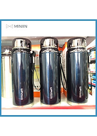 Bình Giữ Nhiệt Kim Cương Inox 304- Chống Rỉ Set, Nắp Đậy Chặt, Giữ Nhiệt Nóng Lạnh Tốt 6- 8h, Quai Đeo Chắc Chắn, Thiết Kế Sang Trọng, Màu Sắc Thanh Lịch, Tiện Lợi, Pha Lọc Trà, Hàng Chính Hãng MINIIN