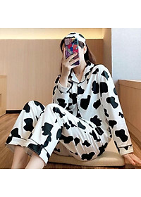 Bộ Ngủ Pijama Nữ MẪU 2023 Bộ Mặc Nhà,Bộ Đồ Ngủ Chất Cotton Tơ Sữa Dài Tay Gầy, Béo ,Bầu Bí Nhỏ ,Sau Sinh Mặc Thoải Mái