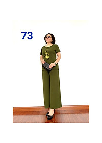 Đồ bộ trung niên đẹp 2021 -  Bộ đũi cao cấp - chất vải loại 1 - Không nhăn không xù khi giặt - (72) - Laddy_store