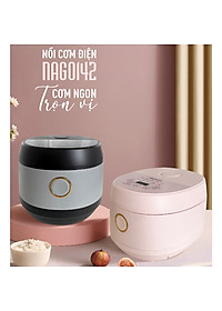 Nồi cơm điện tử Nagakawa NAG0142 (1.5L) - 10 chương trình nấu - Hàng chính hãng)