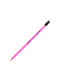 Bút Chì Gỗ Có Tẩy 2B ABC - Hồng Hà 3550 (Màu Thân Bút Giao Ngẫu Nhiên)