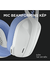 Tai nghe game không dây Bluetooth và Lighspeed Logitech G435 – Mic ảo tích hợp, nhẹ, tương thích PC, Điện thoại, PS4, PS5 - Hàng chính hãng