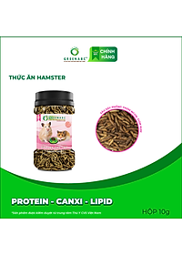 Thức ăn Hamster GREENABC – Bổ sung Protein - Canxi - Lipid giúp Hamster ăn ngon, giảm căng thẳng, long mượt, tăng đề kháng - Hộp 10g và 480g