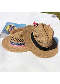 Mũ Rơm, Nón Phớt Cói Rộng Vành Nam Nữ Cao Cấp MP047