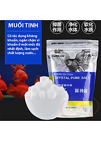 Viên nén muối khoáng Sunsun Sterilization Salt xử lý bệnh dưỡng cá tép
