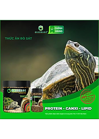 Thức ăn bò sát Rùa Nước GREENABC – Cung cấp protein, canxi, lipid giúp tăng kích thước, mai cứng chắc - Hộp 50g và 230g