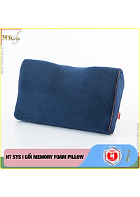Gối cao su non Memory Foam Pillow công nghệ Nhật Bản -HT SYS- Giúp Ngủ Nhanh - Chống thoái hoá đốt sống cổ - [ Hàng Nhập Khẩu ]