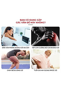 LOẠI 1 PIN KHỎE] Máy massage cầm tay, máy massage cổ vai gáy 6 Cấp Độ Chuyên Sâu Đa Năng Bảo Hành 12 Tháng
