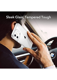Ốp Lưng Cho iPhone 12 Mini / 12 & 12 Pro / 12 Pro Max ESR Echo Tempered Glass Hard Case (Mặt Lưng Kính Cường Lực) - Hàng Nhập Khẩu