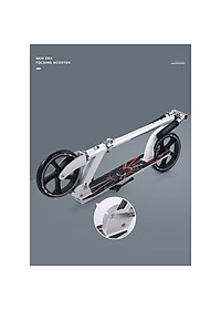 Xe Trượt Scooter cỡ lớn, có phanh tay an toàn, có chân chống chịu tải đến 150kg cho thiếu niên và người lớn