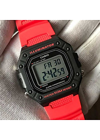 Đồng hồ nam dây nhựa Casio W-218H-4BVDF