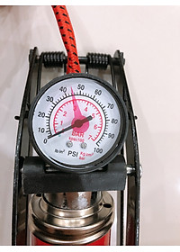 Dụng cụ bơm hơi bánh xe đạp chân đa năng mini dùng cho xe đạp, xe máy 