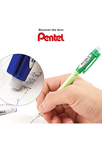 Bút chì kim Pentel Fiesta AX105 (0.5mm) và AX107 (0.7mm) trang bị đầu tẩy 4 màu lựa chọn