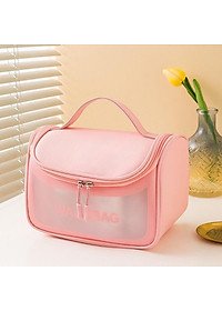 Túi đựng mỹ phẩm túi đựng đồ du lịch bằng nhựa chống thấm WASHBAG gọn nhẹ tiện lợi - Chính hãng