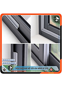Ron Chặn Khe Cửa HT SYS - Chất Liệu PU Và PE Cải Tiến, Dài 2 Mét - Ron Dán Khe Cửa, Chân Cửa, Khung Cửa - Ngăn Gió Lùa, Cách Âm, Chống Bụi, Ngăn Côn Trùng, Chống Thoát Khí Điều Hòa, Chống Va Đập Cửa - Hàng Chính Hãng