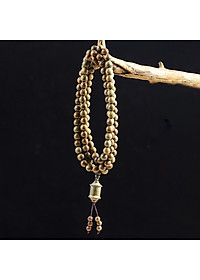 VÒNG CHUỖI 108 HẠT GỖ ĐÀN HƯƠNG XANH 8mm PHỐI KINH LUÂN KHẮC LỤC TỰ OM MANI