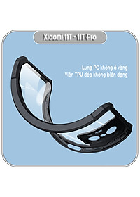 Ốp lưng cho Xiaomi 11T - 11T Pro chống sốc trong viền nhựa dẻo XunDD - Hàng nhập khẩu