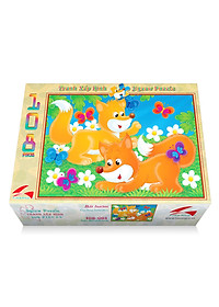 Tranh xếp hình Tia Sáng Bắt bướm ( 108 mảnh)