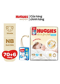 [Tặng kèm miếng] Tã dán sơ sinh Tràm Trà Tự Nhiên Huggies NB40/NB70/S54/S80