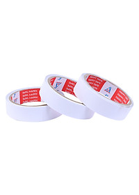 12 cuộn Băng keo 2 mặt 2.4cm 