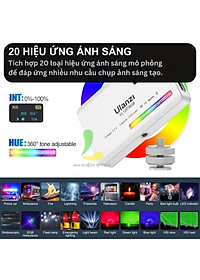 Đèn Led đổi màu Ulanzi VL120 RGB - Đèn hỗ trợ quay phim chụp ảnh tích hợp 20 hiệu ứng ánh sáng ấn tượng - Hàng nhập khẩu