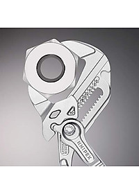 Kìm Mỏ Lết Knipex 86 03 180 mở ốc đến 40mm, tay cầm đỏ mạ chrome