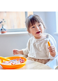 Bộ thìa nĩa ăn dặm cho bé Easy Grip Marcus & Marcus, từ 3 tuổi