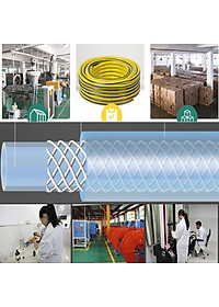 Bộ dây vòi xịt nước rửa xe,tưới cây,loại 20m 206701 đầu đồng,cút,nối đen