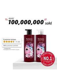 Cặp Dầu Gội Xả Nước Hoa Kerasys Lovely Daisy Cao Cấp Hàn Quốc Hương Hoa Cúc Thơm Mát 600ml*2