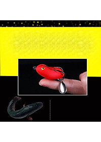 Siêu nhậy - Mồi câu lure nhái hơi có thìa super frog - M01