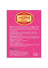 Combo 12 Lọ Nước yến sào win'sNest Junior 12% (70mL) Kèm túi xách giấy