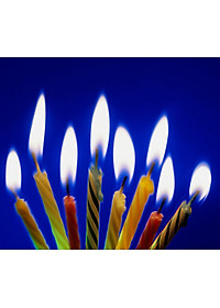 Vỉ 10 Nến Ma Thuật Thổi Không Tắt Cho Sinh Nhật Vui Nhộn, Đèn Cày Ma Thuật Magic Relighting Candle Thổi Không Tắt Troll Sinh Nhật Bạn Bè, Người Thân