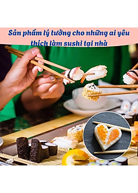 Bộ Dụng Cụ Làm Sushi 11 Món – Kèm Dao, Dễ Dùng Tại Nhà-•  Bộ Dụng Cụ Làm Sushi 11 Món – Kèm Dao, Dễ Dùng Tại Nhà