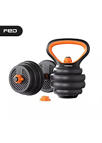 Bộ Tạ Tay (6 in 1) Composite FED Kết hợp tạ đẩy(20 kg)Đa Năng Cao cấp --- hàng chính hãng.