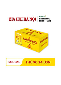 Bia Hơi Hà Nội - Thùng 24 lon 500ml