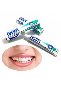 Bột trắng răng, Kem đánh răng trắng răng Eucryl Anh Giúp răng trắng sáng bền lâu , sạch bóng và thơm mát cả nhà - OZ Slim Store -62g/tuýt, 50g/hộp