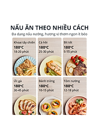 Nồi Chiên Không Dầu Mishio MK320 Dung Tích 2.2 - Hàng chính hãng