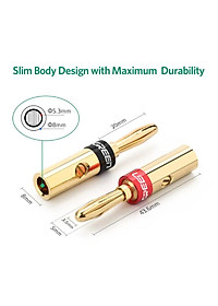 Ugreen UG3051330513TK 2 cặp Jack Âm thanh bắp chuối cao cấp - HÀNG CHÍNH HÃNG