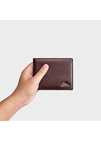 Ví nam da bò Lata ( Thời trang nam gấp 2 dáng ngang - Ví da thật LVN97 )