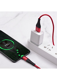Cáp sạc dây dù HOCO X38 USB Type-C 1,2m (màu ngẫu nhiên)