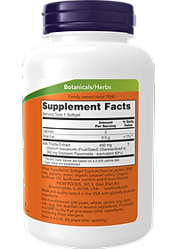 Viên Uống NOW FOODS Extra Strength Silymarin 450mg Giải Độc Gan, Tăng Cường Chức Năng Gan, Thận